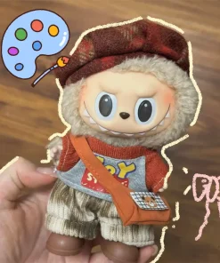 17cm Plush Doll'S Clothes Outfit Accessories for Labubu Cute Sports Style Korea Kpop Labubu Idol DIY Clothes Accessories