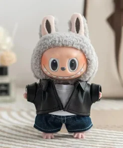 17cm Labubu Doll Outfits Designer Luxury Set Boy Plush Doll Labubu Clothe Fashion Cool Clothes Labubu Accessories Custom