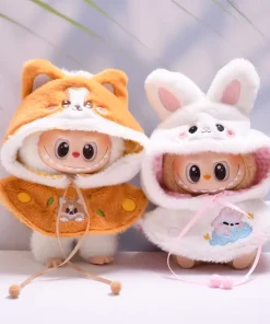 Only Clothes The First And Second Generations Labubu Doll Clothes Puppy Shark Cape Cape Fashionable And Cute Set Change Clothes