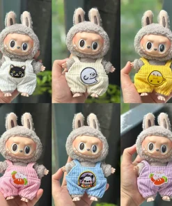 Handmade doll clothes 17cm cotton doll suitable for Dingxin velvet suspenders (clothes only)