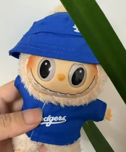 Labubu Doll Clothes 15/17cm Labubu Clothes Sitting Party Number 17 Baseball Clothes Children'S Clothes Diy Doll Accessories Gift