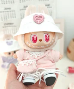 17cm cute Labubu Doll Outfits Designer set Girl Doll Luxury Labubu Clothes   Fashion Leisure Labubu Accessories outfit Custom