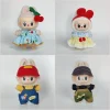 17cm Labubu Keychain Outfit – Summer Cool Cherry Sleeveless Dress, LABUBU Doll Changeable Clothes Set