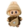 Mini Doll Clothes for 15-17cm Labubu Dolls Accessories Korea Kpop Exo Labubu Idol V1 V2 Doll Toys Overalls Set Clothes Dollhouse 3