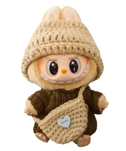 New Labubu Generation Two Generation Blind Box Labubu Hanging Clothes Accessories Autumn And Winter Sweater Accessories Girl