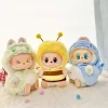 17cm Labubu Weaving Frog Clothes Santa Claus Set Cute Shoes Electric Car Labubu Fashion Clothing 3