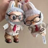 Ropa Labubu For 15-17cm Labubu Clothes Fake two striped shirts Reflective assault suit Sailor Suit Collection Doll Outfit