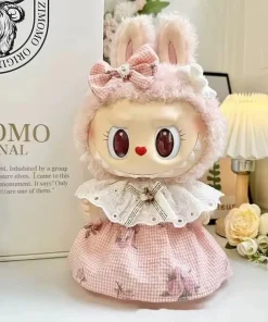 Only Clothes For 38cm Labubu Mokoko Plush Doll'S Clothes Outfit Accessories For Korea Kpop Dolls Clothing Diy Girl Gift