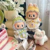 17cmlabubu Rubber Doll, Change Into Clothes, Cotton Doll, Hair Band, Skirt, Smock, Change Into Baby Clothes And Accessories
