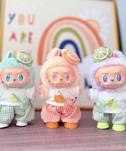 Only Clothes The First And Second Generations Of Labubu Clothing Pendants Labu Lemon Little Rabbit Cute Cat Costume Cute Clothes