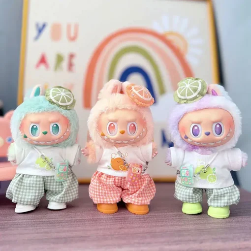 Only Clothes The First And Second Generations Of Labubu Clothing Pendants Labu Lemon Little Rabbit Cute Cat Costume Cute Clothes