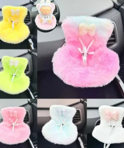 15cm Labubu Car Sofa Second Generation Sitting Party Safety Seat LABUBU Accessories Car dollar storage Gift for Labubu Fan