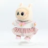 17cm Labubu Doll Outfits Designer Luxury Compatible Labubu Doll Clothes Student Skirt Plush Toys Clothes Labubu Doll Accessorie