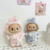17cm Labubu Clothes Dress Mini Plush Doll’S Clothes Labubu Baby Clothes Outfit Accessories Plush Cartoon Accessorie Custom 3