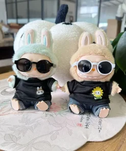 17cm Labubu II Cute Plush Doll'S Clothes Idol Dolls Sitting Party Cool Fashion Clothing Accessories For Korea Kpop Exo
