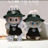 Plush Doll’S Student Clothes for Outfit Korea Kpop Exo Labubu Idol Dolls Clothing Fashion Outfit With Bag Shoes Overalls 2