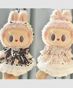 Only Clothes 38cm Doll Clothes Labubu Fashionable Cute Trendy Set Lolita Suit Skirt Exquisite Trendy Skirt Change Accessories
