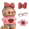For 17cm Labubu Doll Color Match Hoodies Dolls Accessories Clothes Fashion Clothes Hoodies Doll Clothes Cute Little Cloths 2