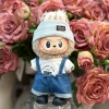 17cm Labubu Doll Outfits Designer Luxury Labubu Doll Clothes Striped Short Sleeve Plush Toys Clothes Labubu Doll Accessories 2