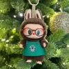 Only Labubu Clothes 17cm Labubu Doll Clothes Doll Pendants Creative Tie-Dyed Design Denim Suit Cute And Fashionable Suit Cool 3