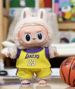 Labuibu Only Selling Clothes 17cm First Second Generation Labubu Basketball Clothes Cute Doll Decoration Handmade Doll Clothes