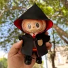17cm Cute Mini Plush Doll’s Clothes Outfit Accessories For Labubu Idol Dolls British Couple Sweater JK Skirt Suit Clothing Gift 3