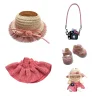 Mini Plush Doll'S Clothes Outfit Accessories For Korea Kpop Exo Labubu V1 V2 Idol strap skirt Clothing Gift