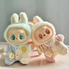 17cm Mini Plush Doll’S Clothes Outfit Accessories For Korea Kpop Exo Labubu Idol Dolls Color Match Hoodies Clothing Gift 3