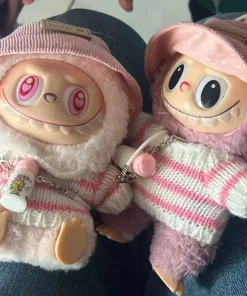 Only Labbubu Clothes Labubu Doll Accessories Kawaii Jewelry Cute Doll Ornament Christmas Gift Creative Labubu Keyring Kids Toys