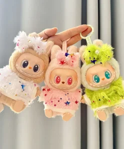 15cm/17cm Labubu I II Idol Dolls Clothes Sitting Party Accessories DIY Kid Gift Korea Kpop Exo Clothing Plush Doll'S Clothes