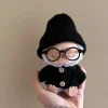 Labubu 17cm Doll’s Clothes The Monsters Outfit Accessories Clothing Cartoon Green Coffee Dress Shoes Christmas Hat Scarf 3