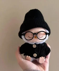 17cm Mini Plush Doll'S Clothes Outfit Accessories For Korea Kpop Exo Labubu Idol V1 V2 black sweater clothes set Clothing Gift