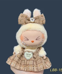 For 17cm Labubu Plush Doll Skirt- Adorable Skirt Set for DIY Clothes Accessories Gift 173 Sold