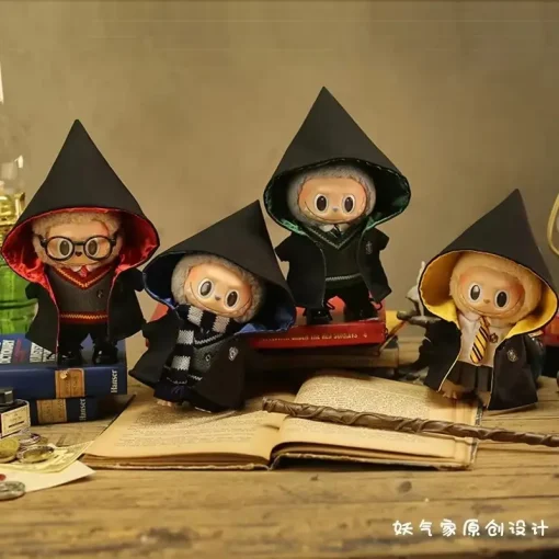 Labubu Rabu Doll Clothes Set Pendant Doll Clothes Decoration 15 17cm Size Doll Clothes School Uniform Magic Academy