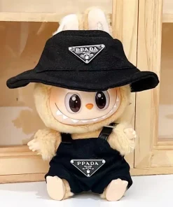 For Labubu only sell 17cm seated party clothes accessories inverted triangle workwear fashion Baby Dolls clothes