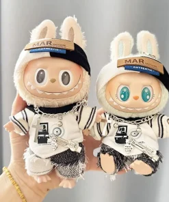 For 17cm Labubu I II Idol Dolls Cute Mini Plush Doll'S Clothes for Korea Kpop Exo Idol Dolls DIY Accessories Gifts New Style