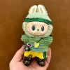 Doll Clothes For 15/17cm Labubu DIY Dress Up Toys for Children Labubu Doll Clothes Overall Suit Labubu Outfit Doll Accessories R 2