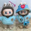 For 17cm Labubu/mokoko Doll Clothes outfit Clothes Hoodies Doll Clothes Dolls Accessories Cute Decoration 2