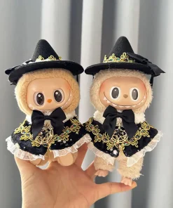 Labubu I II Idol Dolls Sitting Party Clothing Outfit 17cm Mini Plush Doll'S Clothes Magic Whisper Three-piece For Korea Kpop Exo