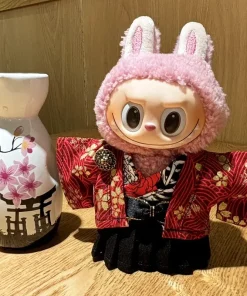 First And Second Generation Labubu Baby Clothes Set Labubu Kimono 15cm Baby Clothes Original Doll Japanese Style Replacement