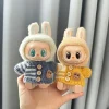 For 15-17cm Labubu Clothes Outfit Labubu Sitting Party Bear Label Scarf Hat Dolls Accessories Cute Decoration