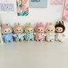 DIY Sweet Fashion Handmade Labubu Strap Pants DIY Replace Doll Rompers Labubu Jumpsuit 12cm Dolls 2