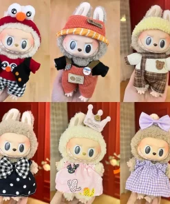 Labubu Trendy Outfit Accessories Leisure set princess skirt Stylish Look for Labubu Vinyl Dolls