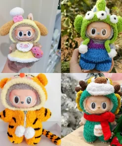 17cm Monster Labubu Dolls Only Clothes Fashion Little Clothes Hoodies Doll Toy Clothe Match Hoodie Lovely Accessories Gift Toy