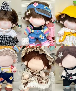 For 20cm Cotton Doll Plush Toys Dress Set Pretty Clothes Cute Fresh Princess Dress Set Clothing Princess Skirt