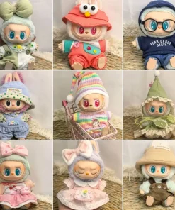 Clothes Only 2025 New Labubu Doll Clothes Cute Delicate Set Fashion Trend Pants Change Accessories Doll Decorated Casual Set