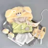 (only clothes) 15/17cm cloth doll vinyl doll Macaron generation one or two wear suspenders accessories suit 2