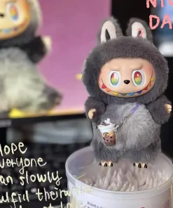 New 17cm Labubu The Monsters Front High-Energy Series Same Eye Sticker Labubu Necklace Weapon Accessories Diy Eyelashes
