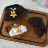 2025NEW Clothes 17cm Plush Cartoon Accessories Doll Clothes Doll Change for The Hoodie Suit