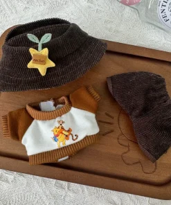 2025NEW Clothes 17cm Plush Cartoon Accessories Doll Clothes Doll Change for The Hoodie Suit